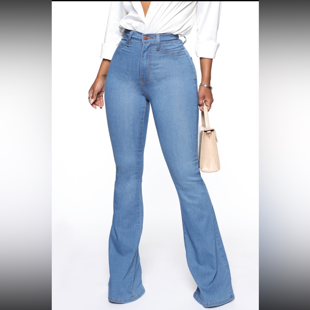 Deep in My Soul Flare Jeans- Medium Wash